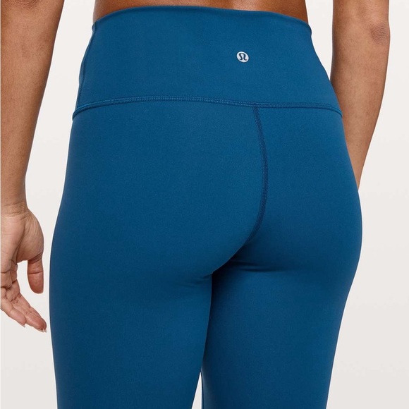 Lululemon Wunder Under High-Rise Tight 28" Full-On Luxtreme Womens 8 Deep Marine - Picture 2 of 9